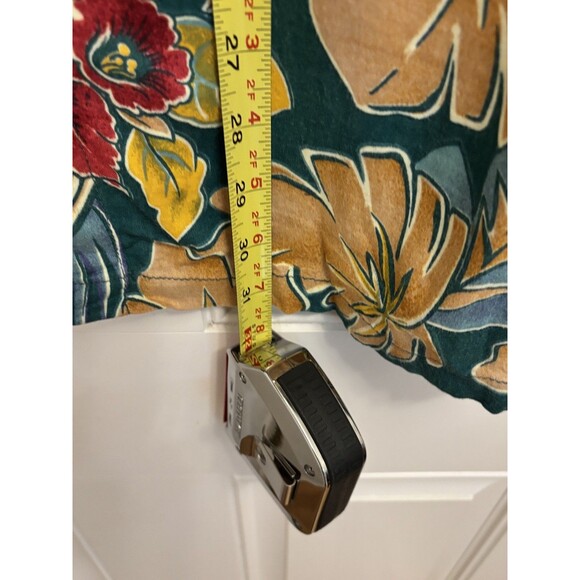 Pineapple Moon Men’s Hawaiian Shirt Medium Rayon Vintage 1077 - Picture 7 of 8